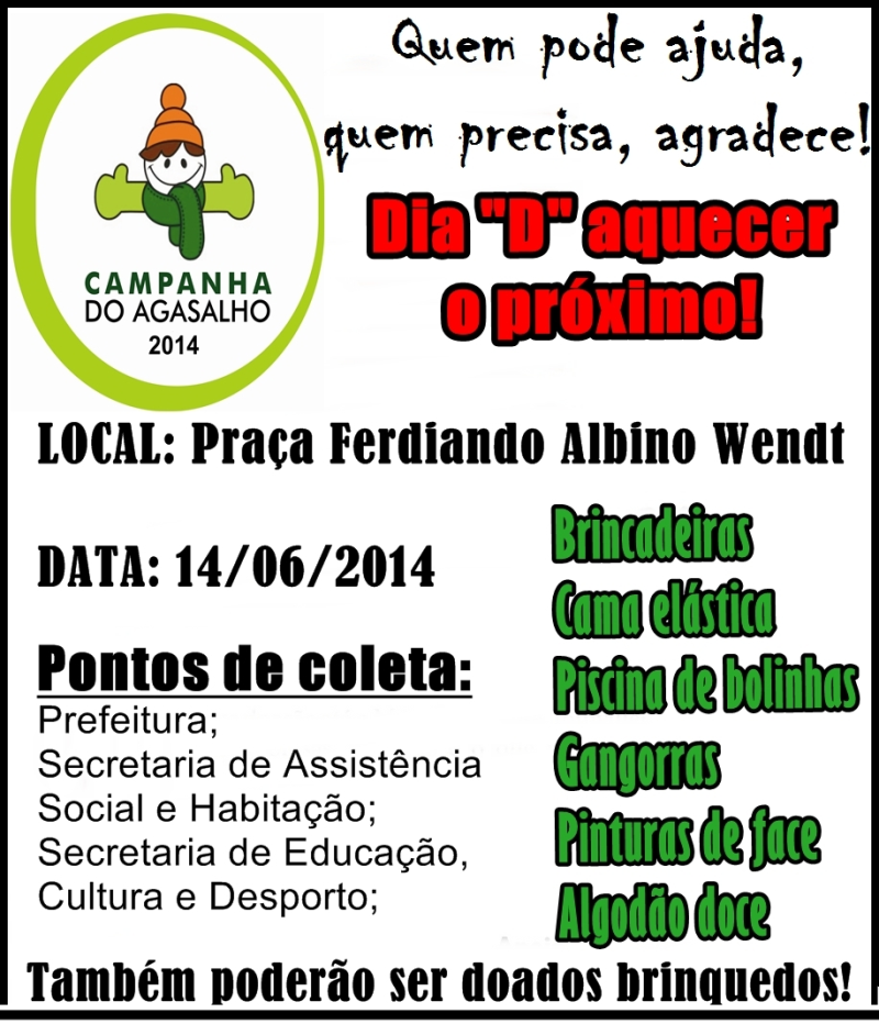 Gabinete da Primeira Dama lança Campanha do Agasalho